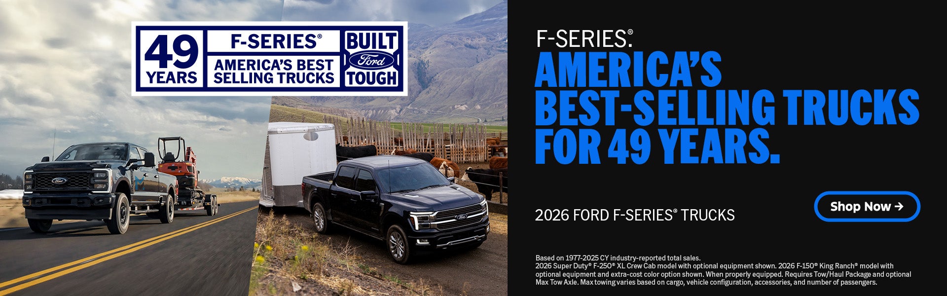 America's Best Selling Trucks for 49 Years.